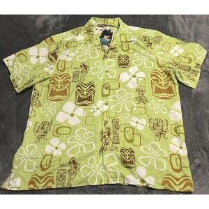 XL KaraKu Mens Hawaiian Shirt Multicolor